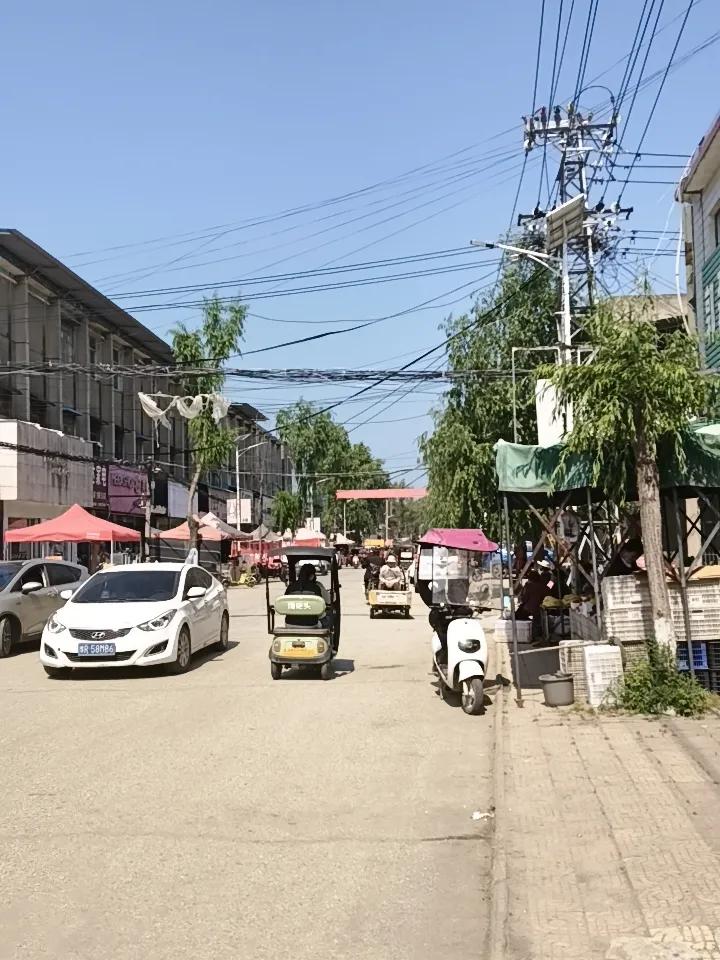 五一假期将至，天气晴朗，温度适宜，小街宁静恬淡。