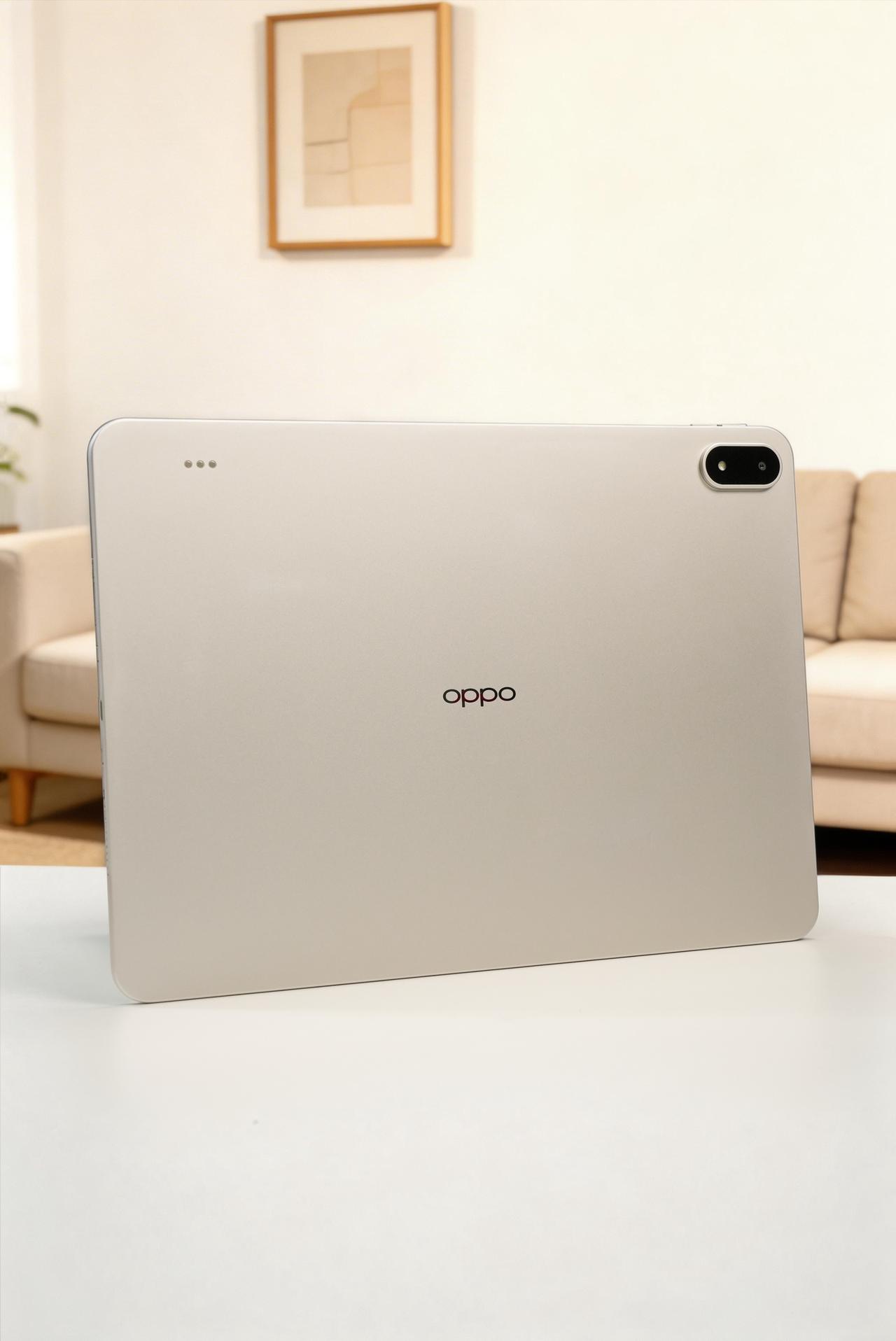 OPPO Pad 5 Pro 感觉还挺戳办公党和创作者的。它配了悬浮键盘，接上就