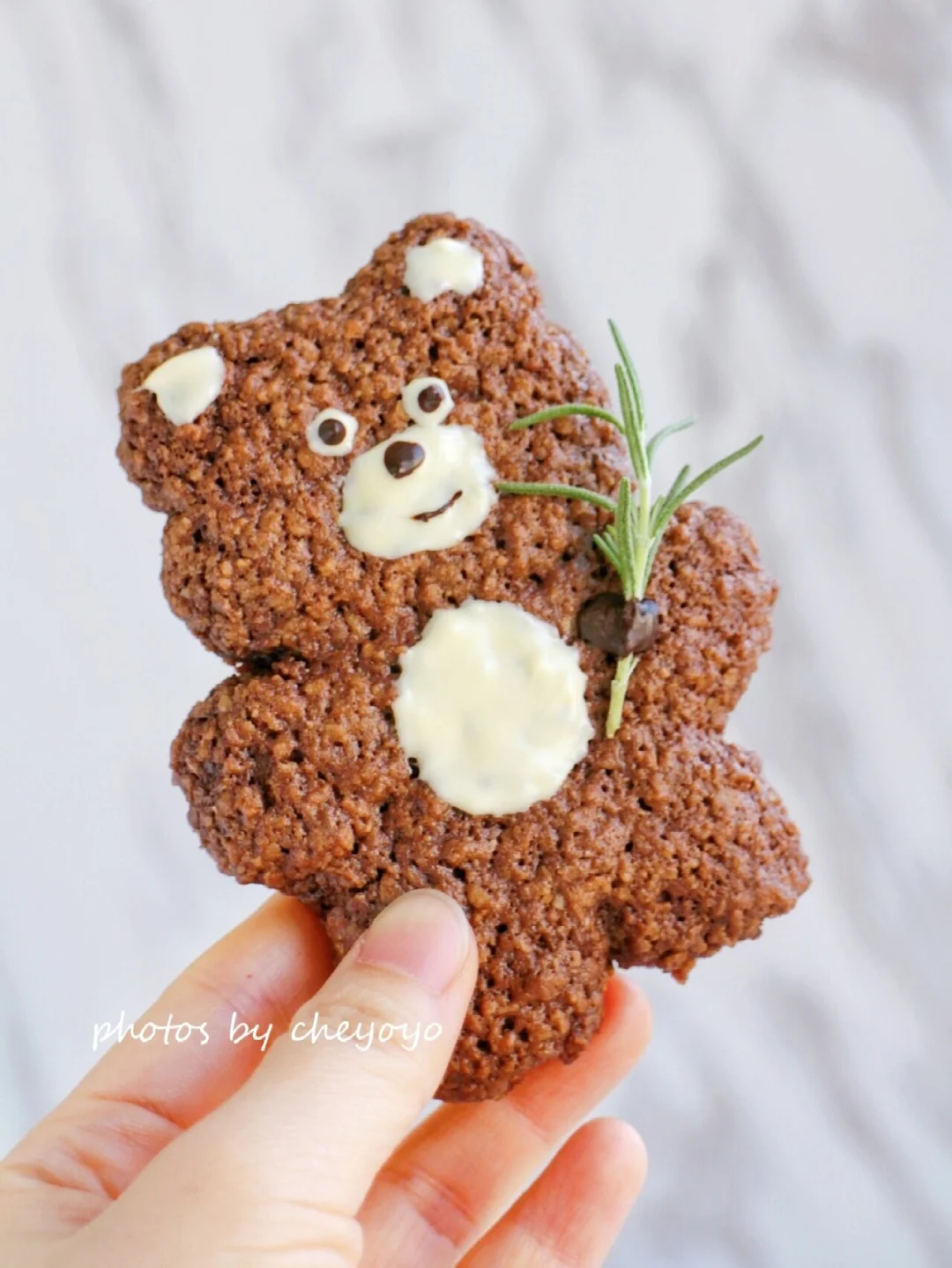 超可爱🐻好吃又饱腹的小熊燕麦饼干
