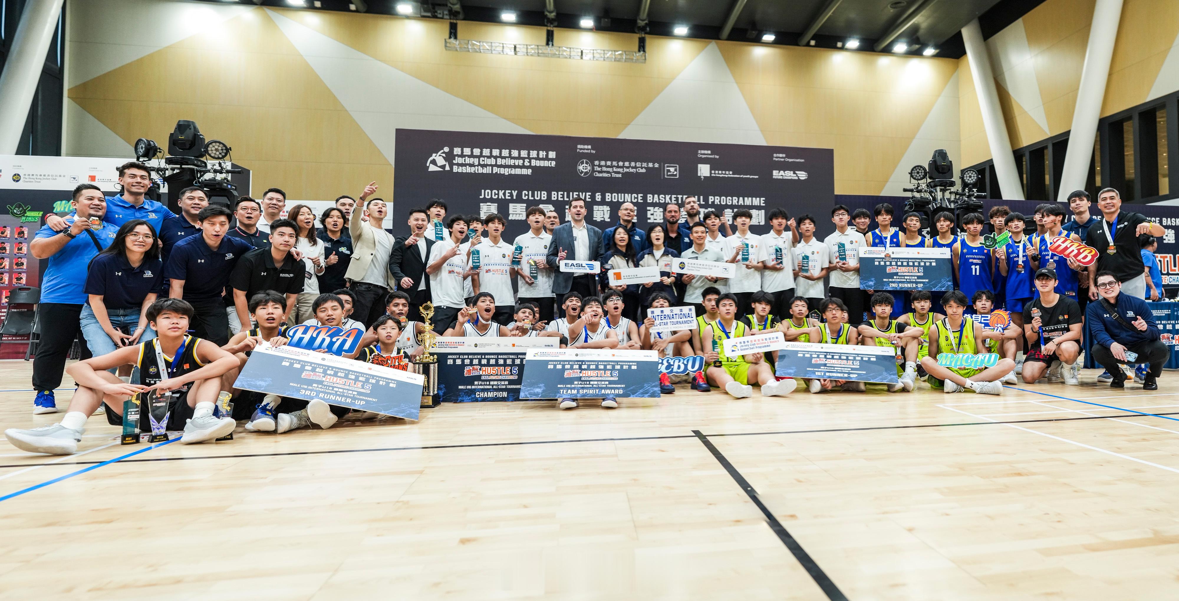 东亚超级联赛 香港赛马会越战越强篮球计划，东超EASL Future champ