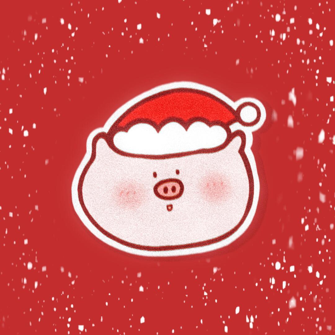✨💪一大波小猪冬日头像🎄 