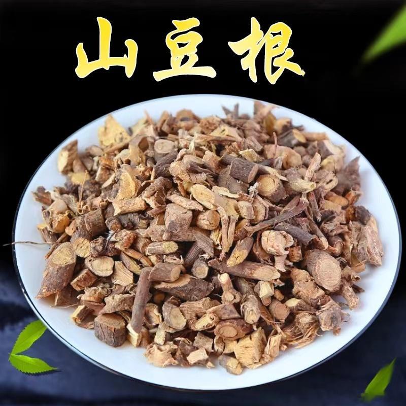 【山豆根】苦寒泻热豆根良，清心保肺利大肠。解毒消肿兼止痢，咽痛喉痹是耑长。  ​