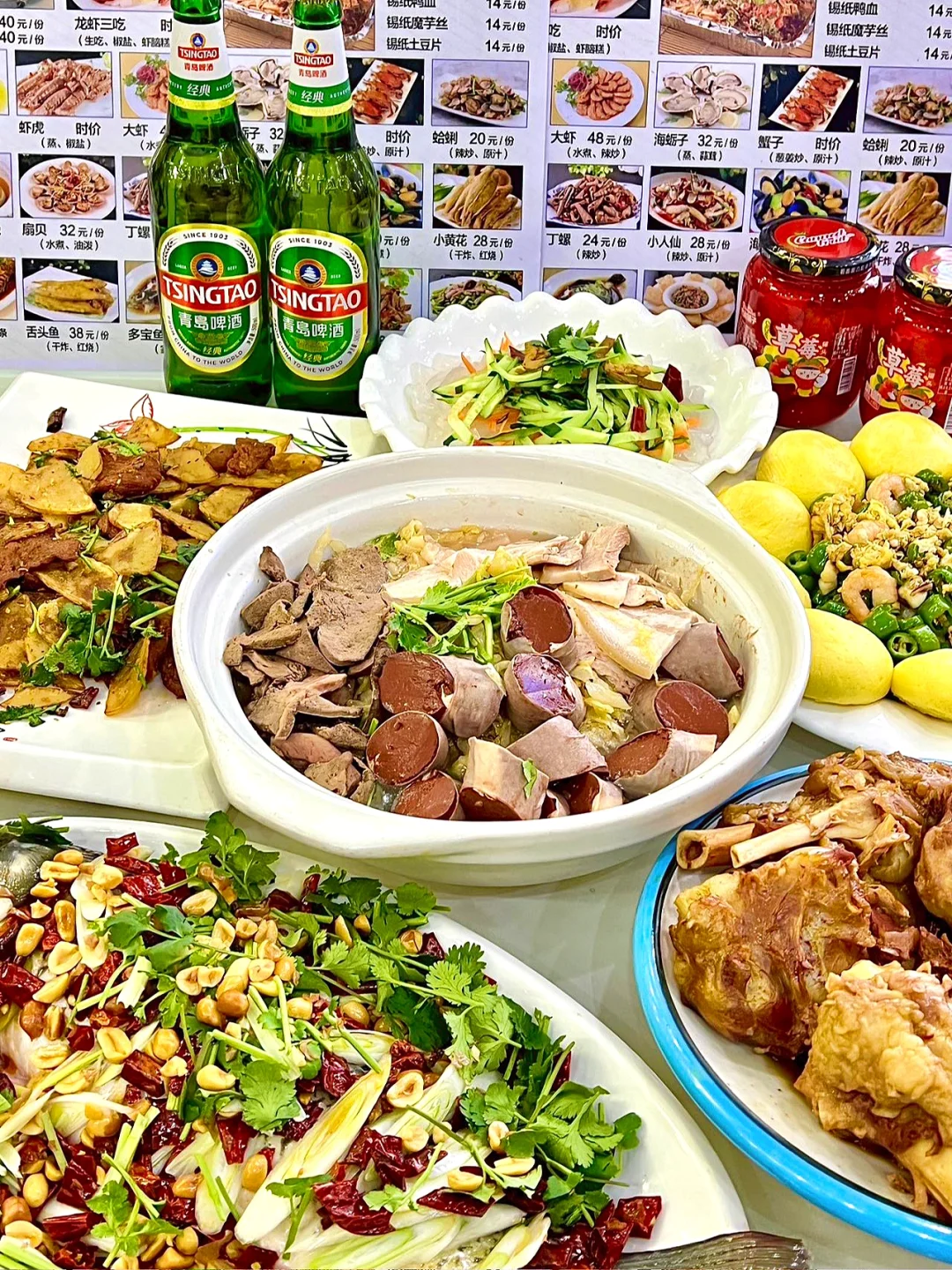 黄岛的！开了二十多年的酱骨头家常菜店！！