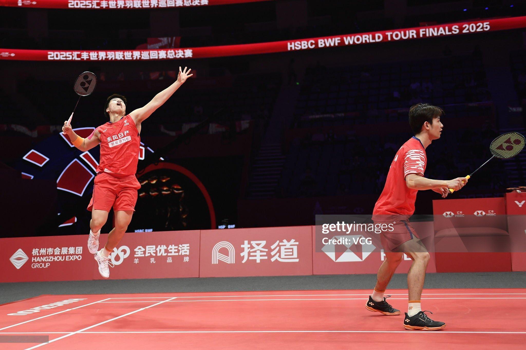 梁王驾到梁王组合 梁王加油 2025世界羽联年终总决赛20251217 小组赛©