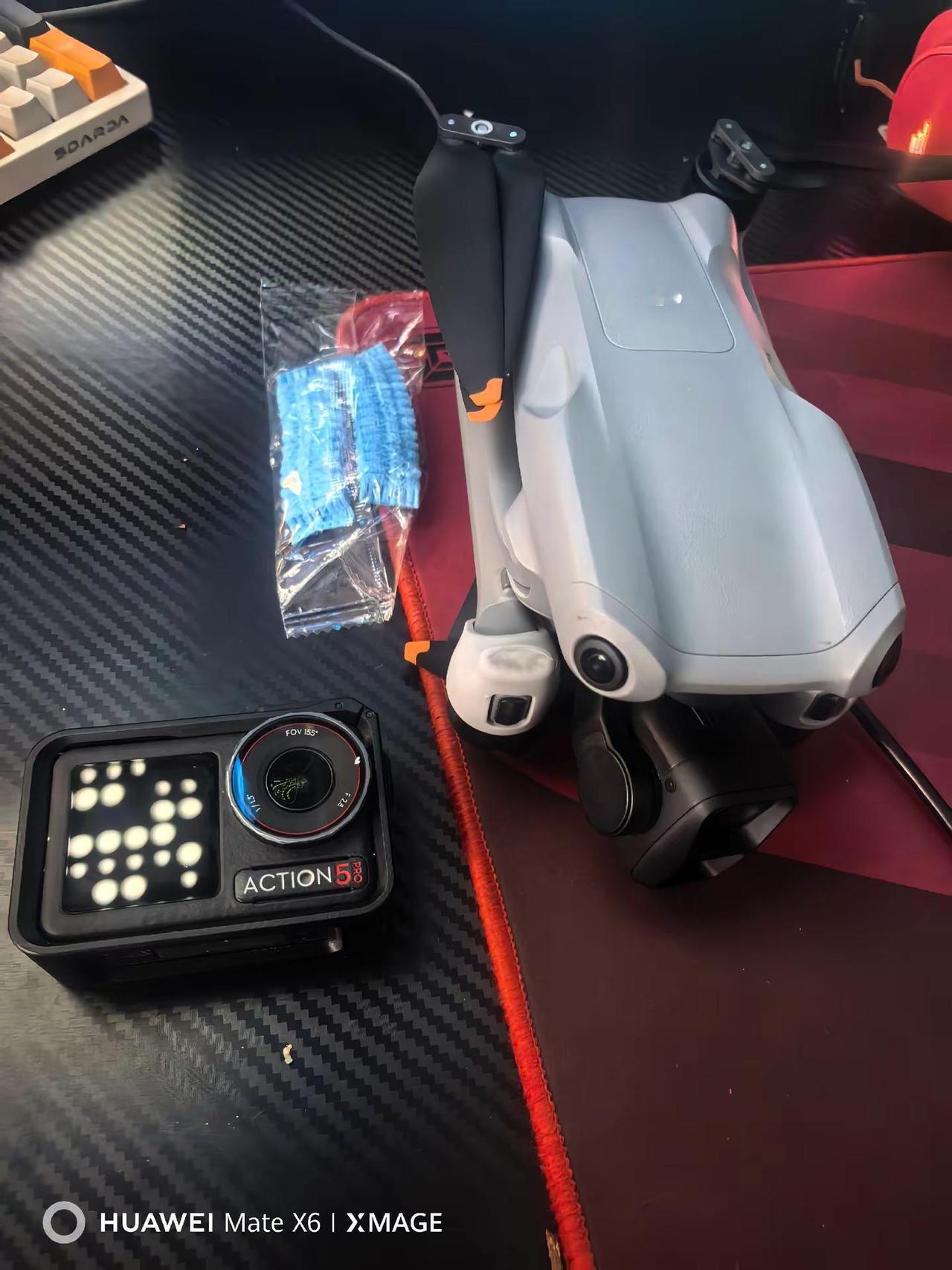 相机一个月了还没用明白 搞个飞机玩一下