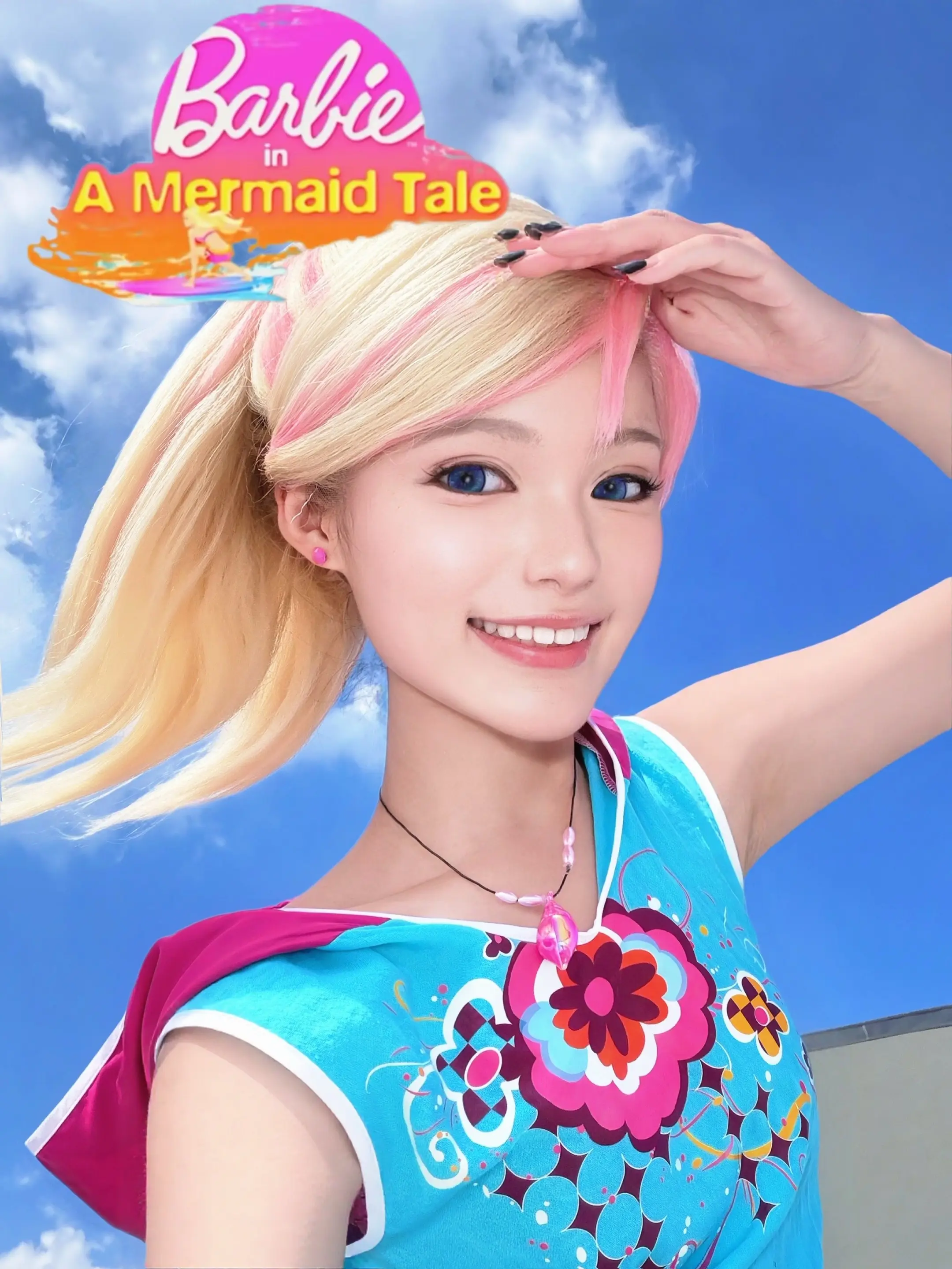 她是冲浪女王！！！🌊🏄。