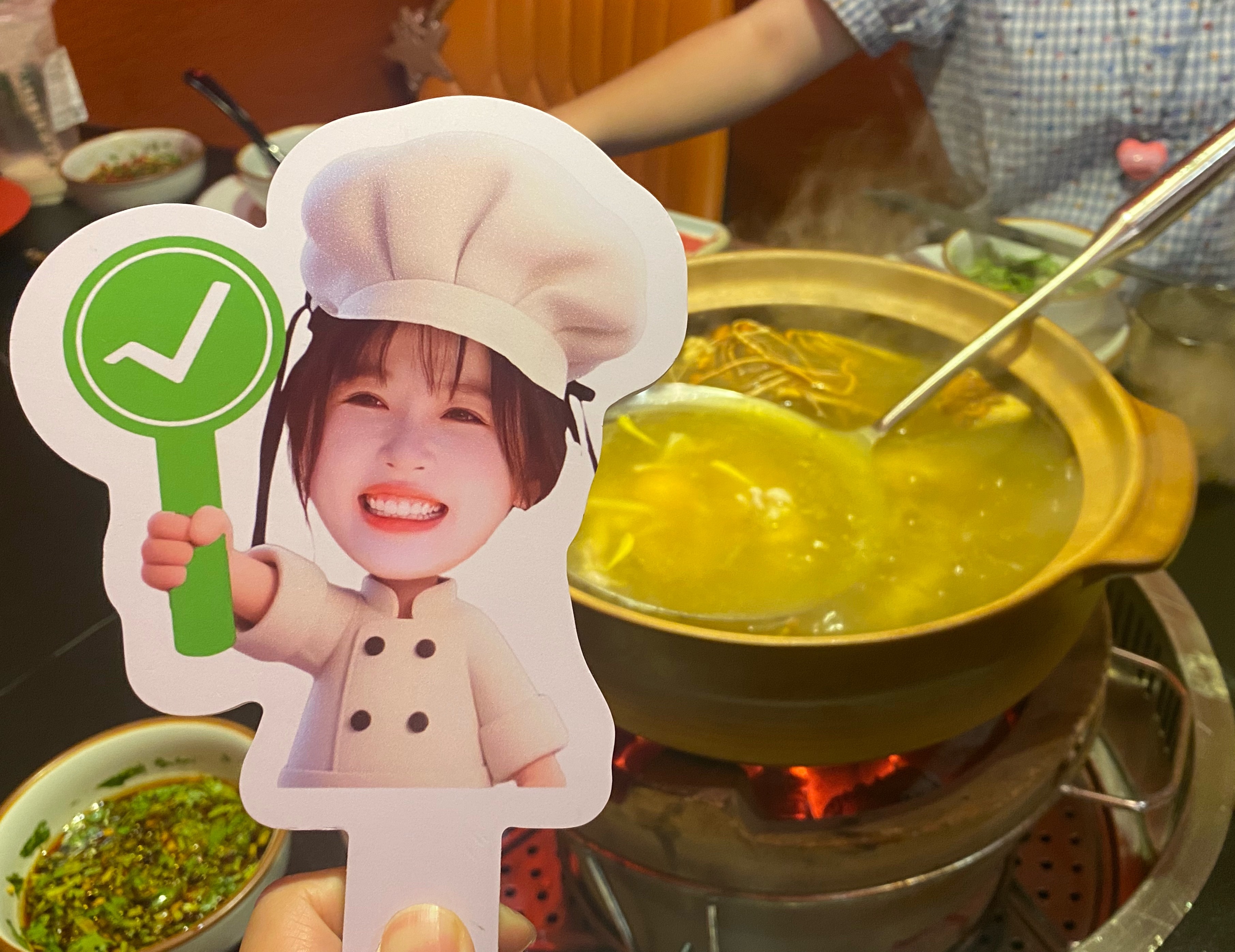 吃上了(*¯︶¯*) 东阳·潮祥记·广东脆皮鸡煲火锅(康庄南街店)