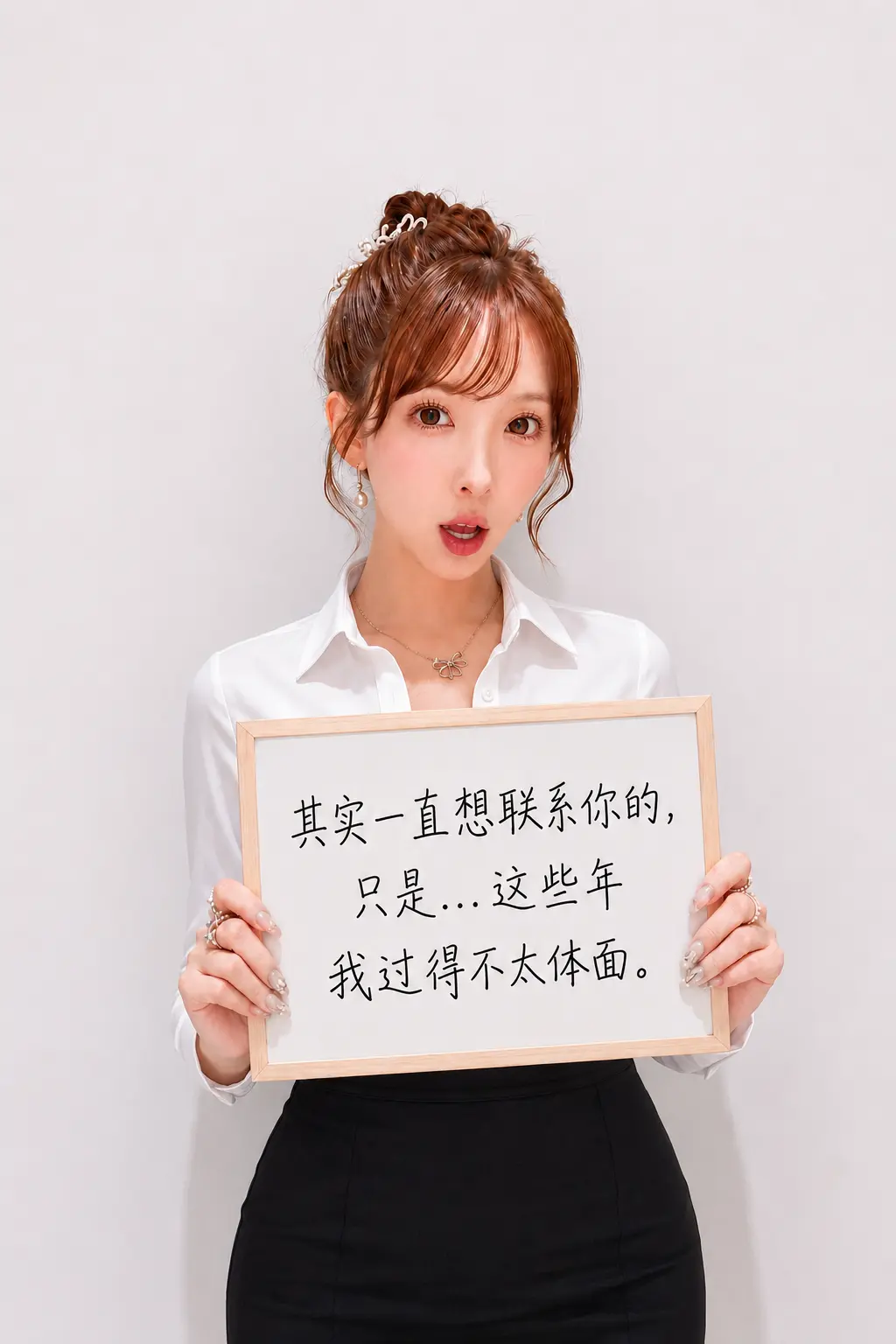 其实一直想联系你的，只是…这些年我过得不太体面。