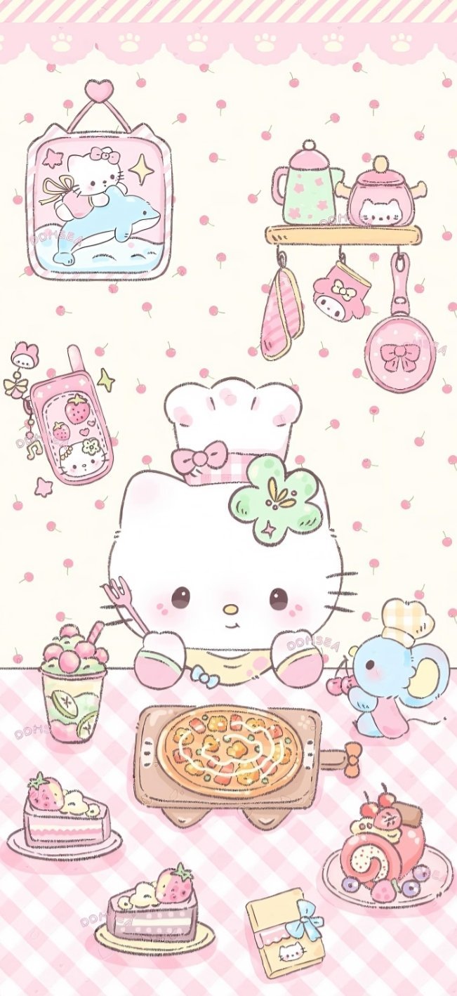 HelloKitty全屏壁纸｜ins风｜高清无水印｜审美积累 