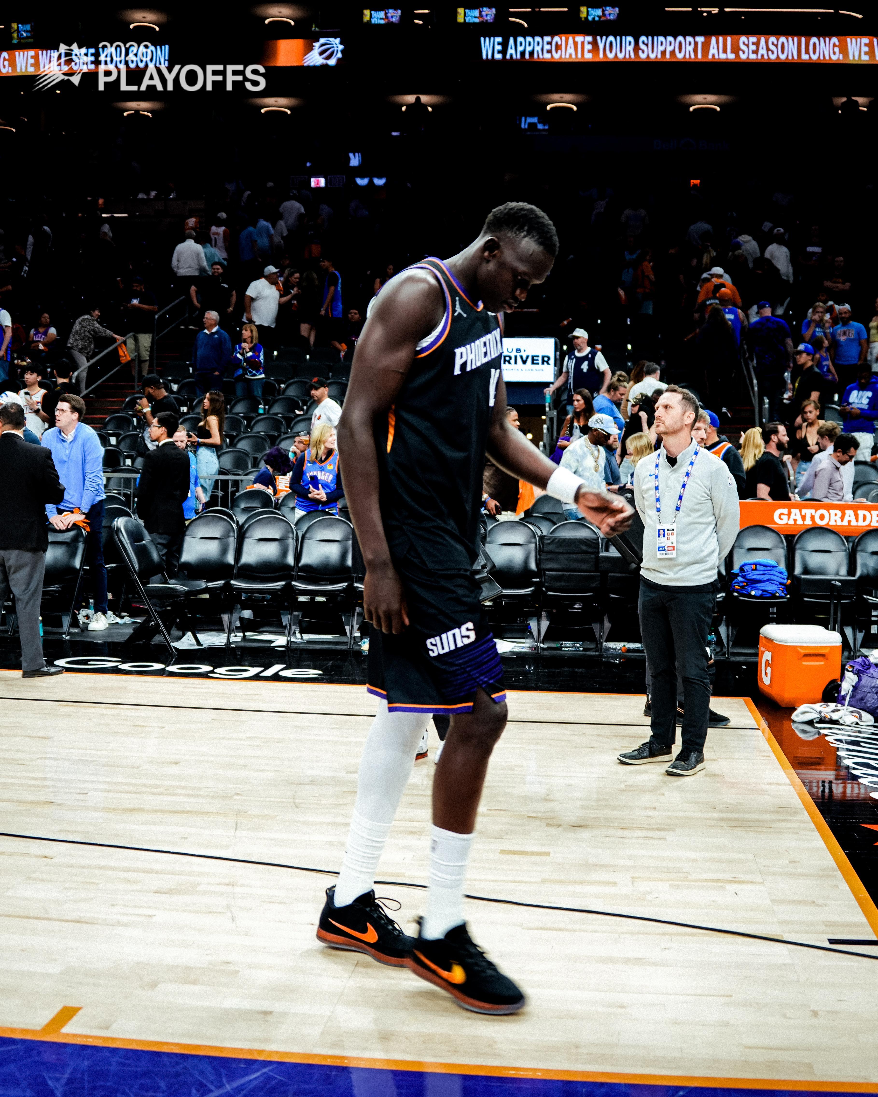 年轻人不怕挫折！马鲁加油👏雷霆vs太阳菲尼克斯太阳