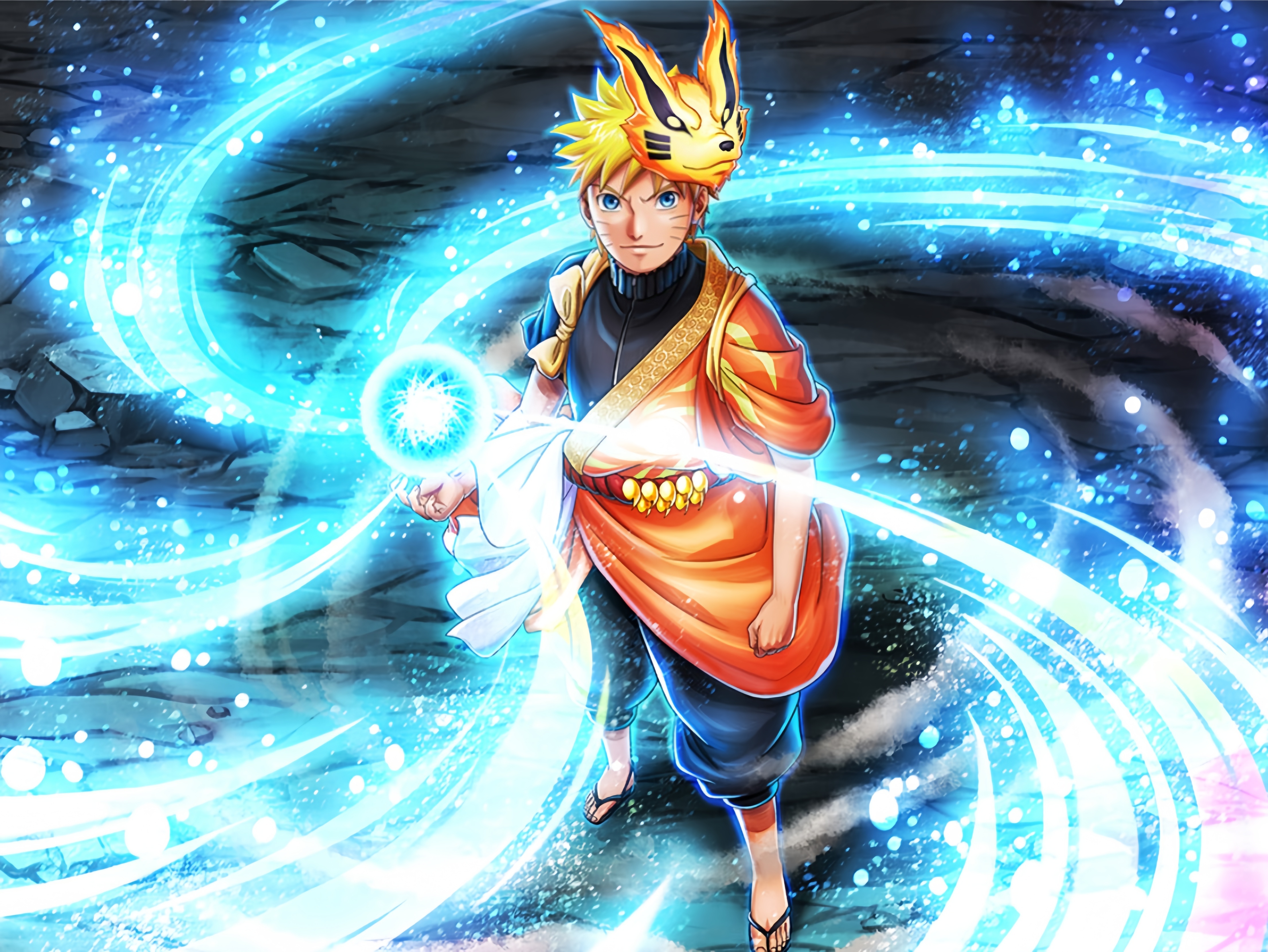 整理高清修复了一组『忍者BORUTAGE』 插图火影忍者 动画20周年 鸣人 佐