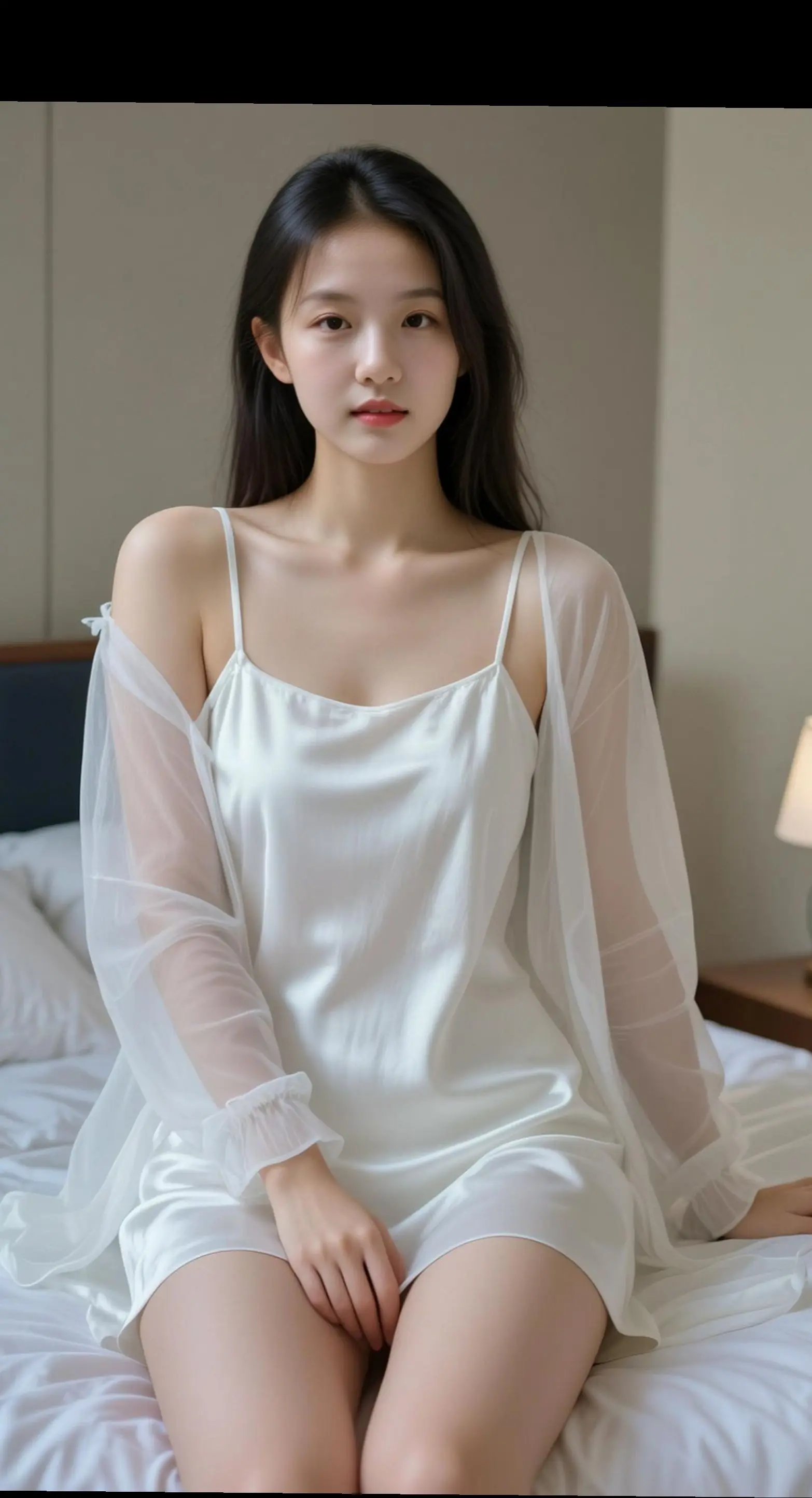AI柔纱闺房照 ai创作