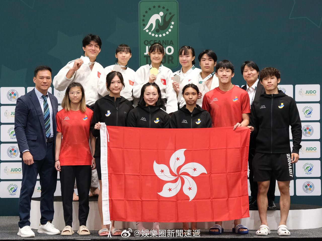 柔道拳术比赛体育 「香港柔道代表隊 於大洋洲 公開賽取得一金四銀…..」中國香港