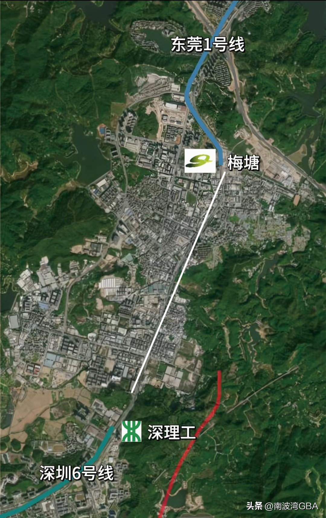 深莞之间的地铁线别看只有几公里就接上了，但是郎无情、妾无意，十年内是通不了的。