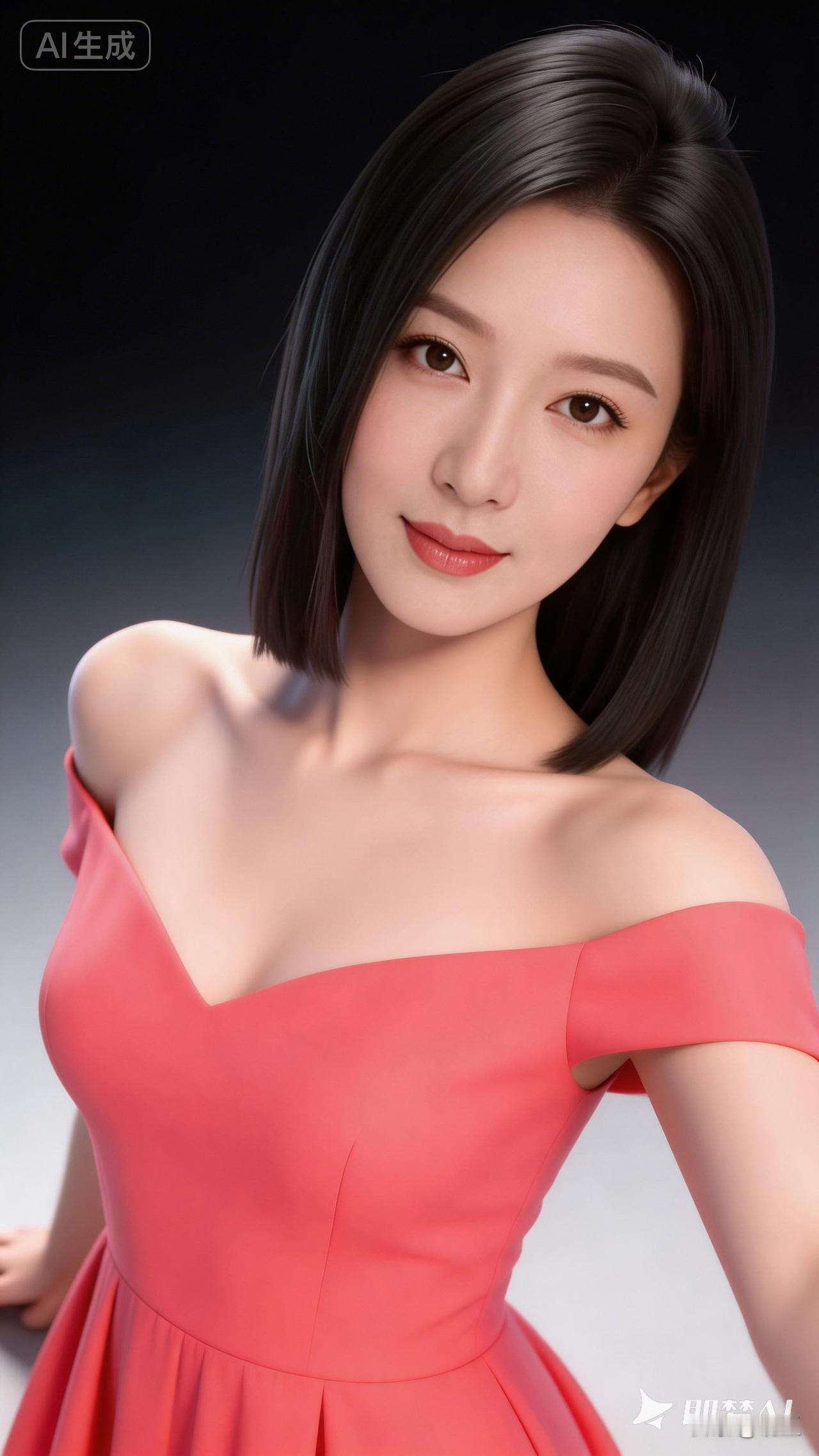 甜美少女心💕 粉嫩连衣裙🌸 温柔微笑😊