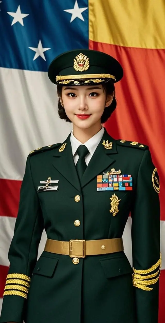 AI戎装英姿