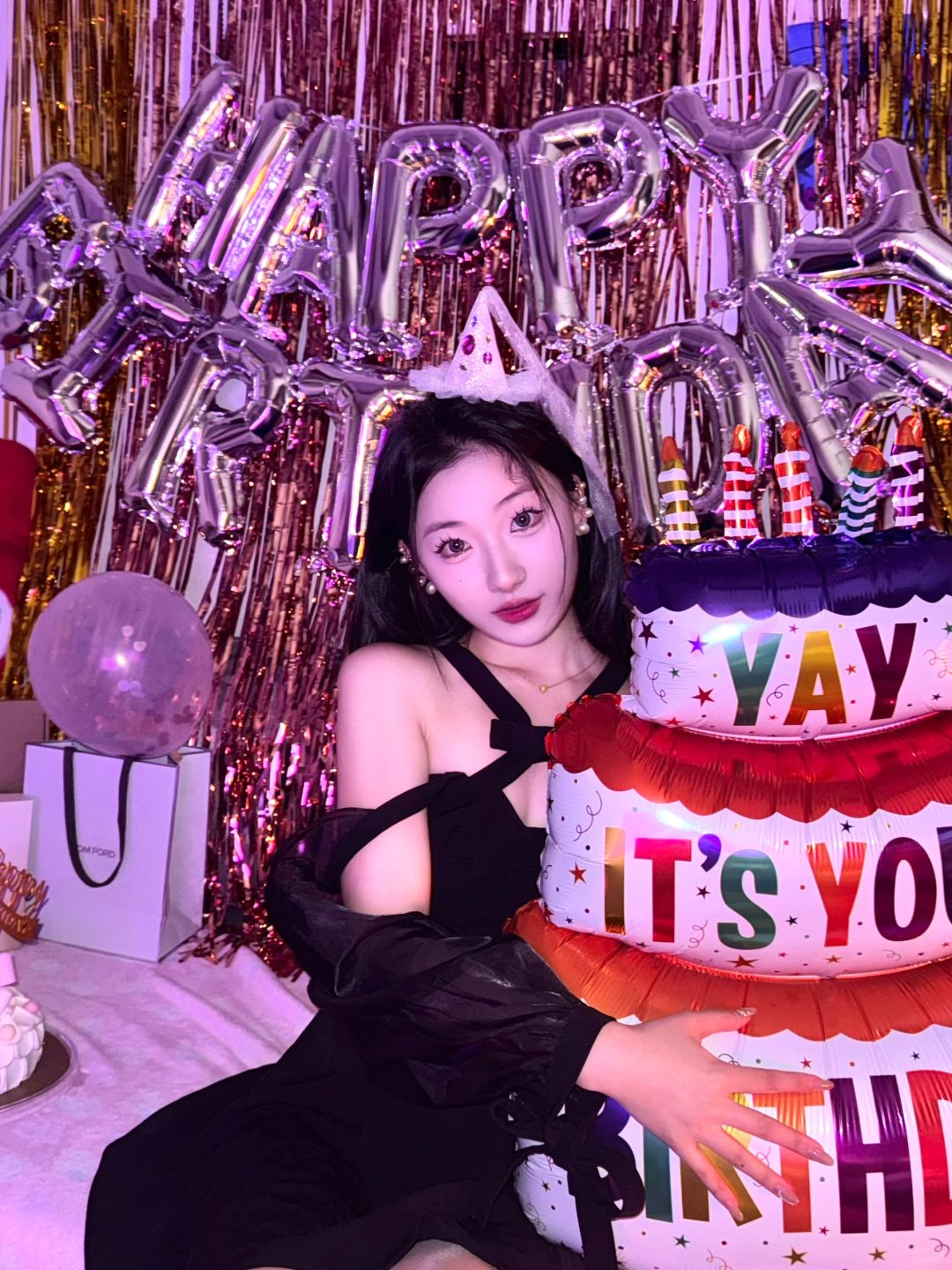 生日这样穿好喜欢啊啊啊！