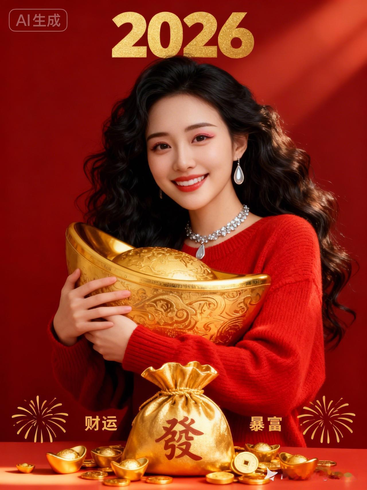 2026年，财运亨通，暴富来袭！💰🎆