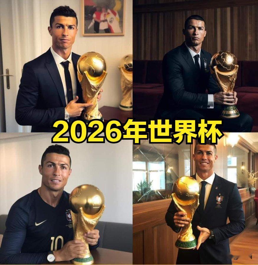 📸我罗提前拍摄2026世界杯夺冠主题照片![流泪]🙈