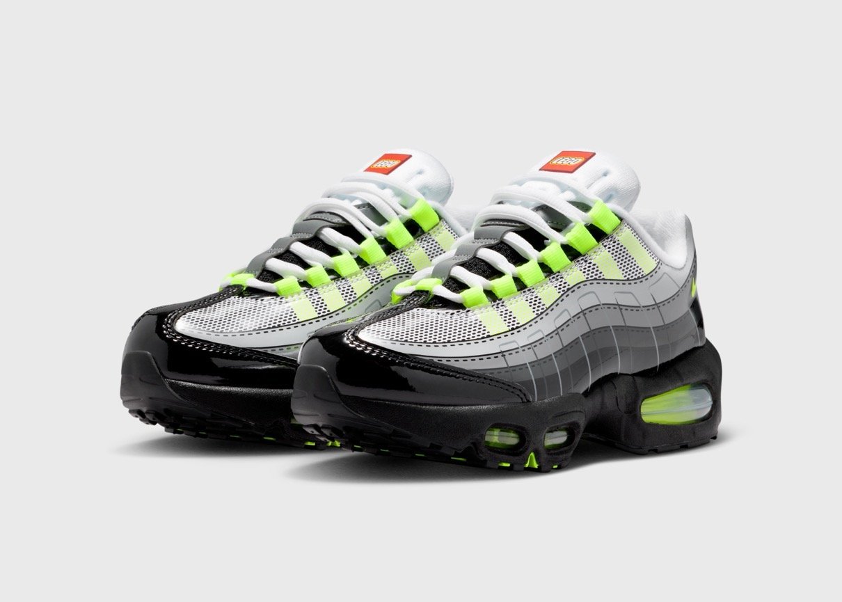 LEGO x Nike Air Max 95 GS 2026年春季发售 原色加线