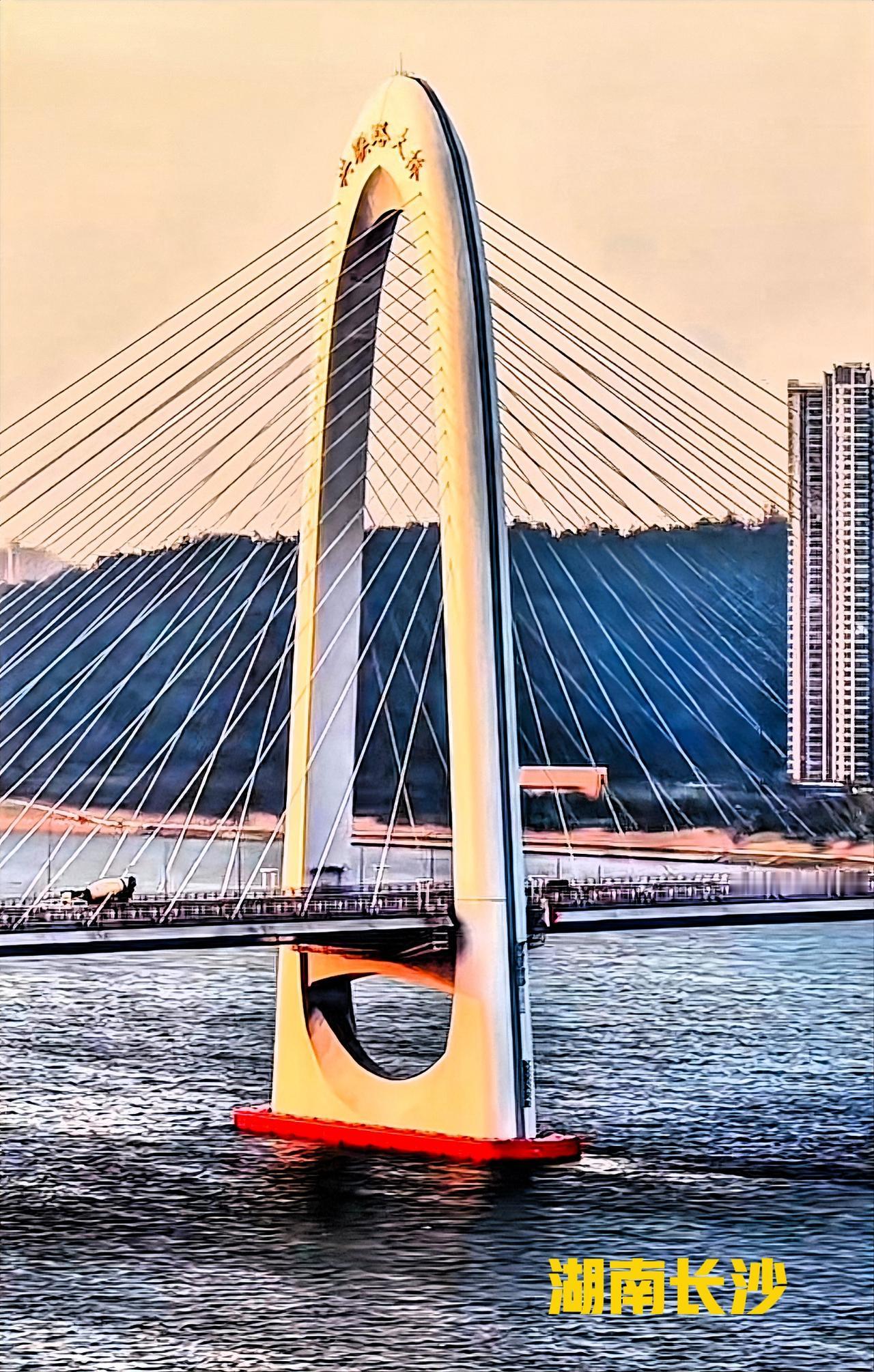 湖南长沙，那座兴联路大桥，那个长方形圆孔加桥墩建设的非常好。这圆形设计很到位，如