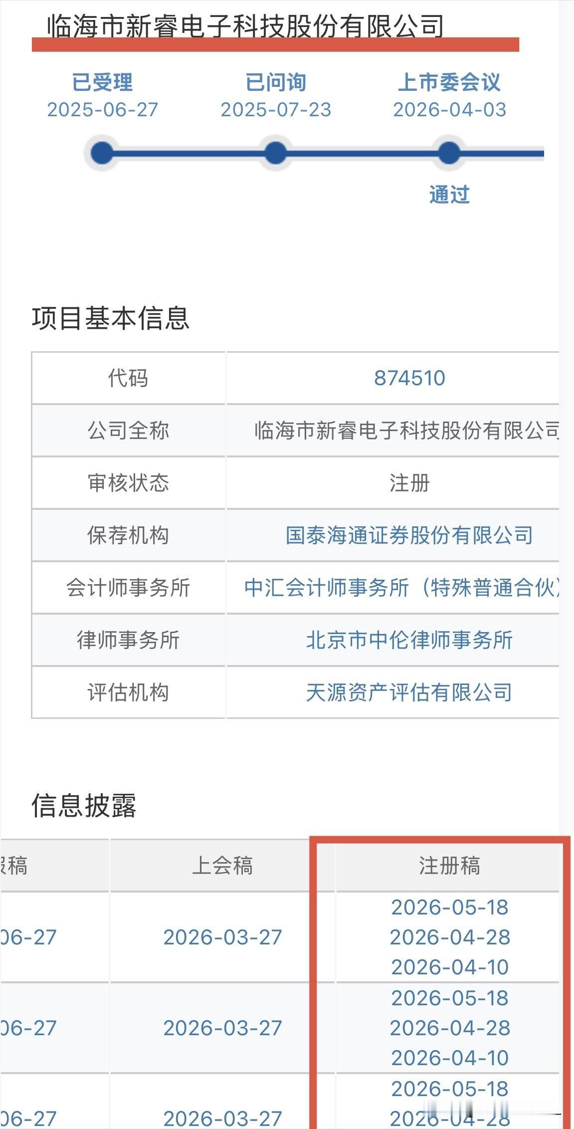 新睿电子继续爽约，再次更新注册文件

昨天还在说，新睿电子好似“出嫁女上轿”，任