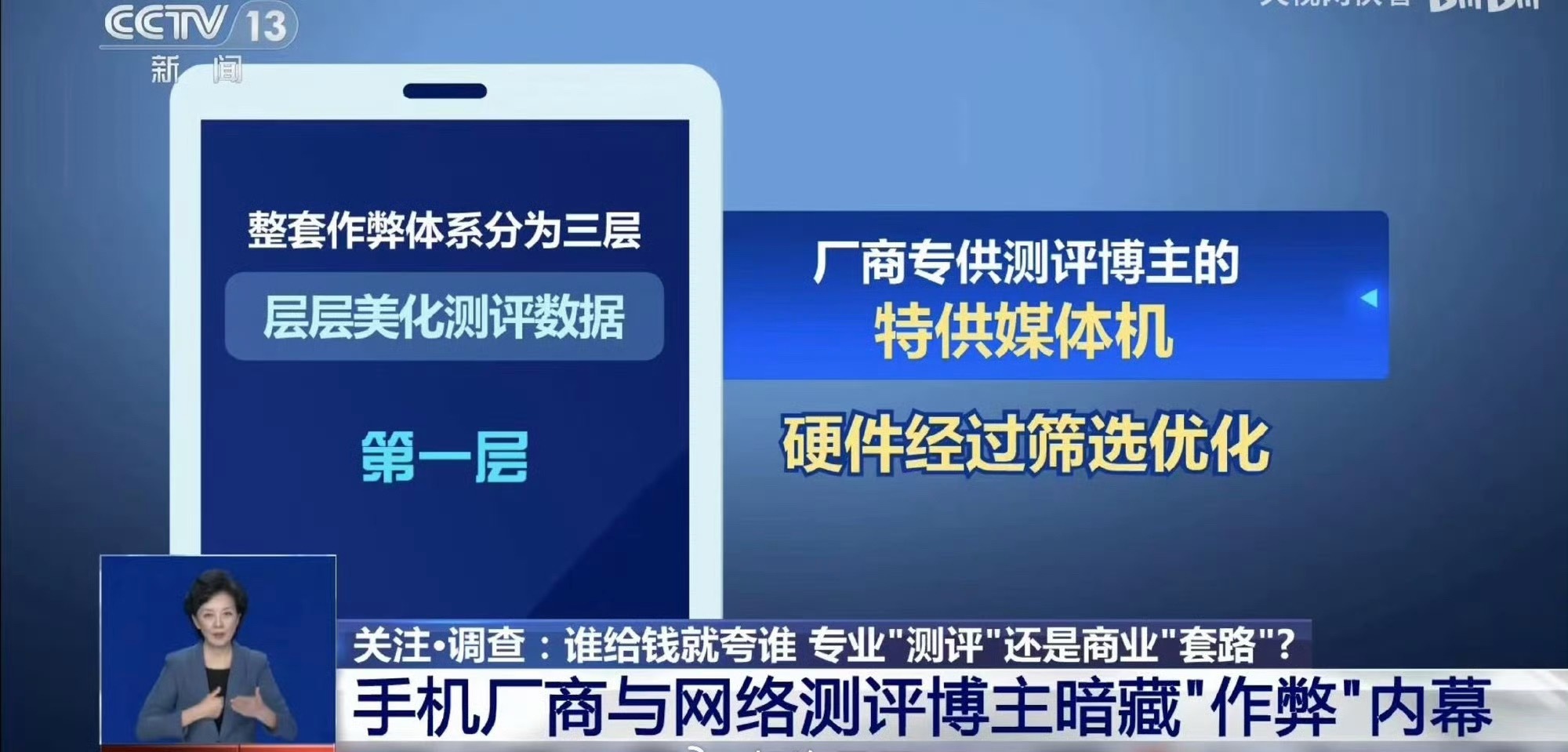 央视曝手机测评作弊乱象终于有人把手机测评这层窗户纸捅破了。手机不是不能优化性能，