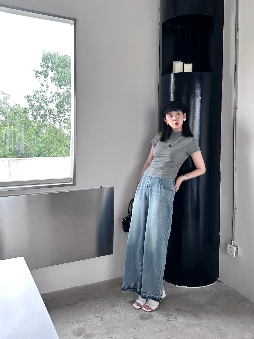 不敢想象再瘦几斤穿这身有多好看🫣