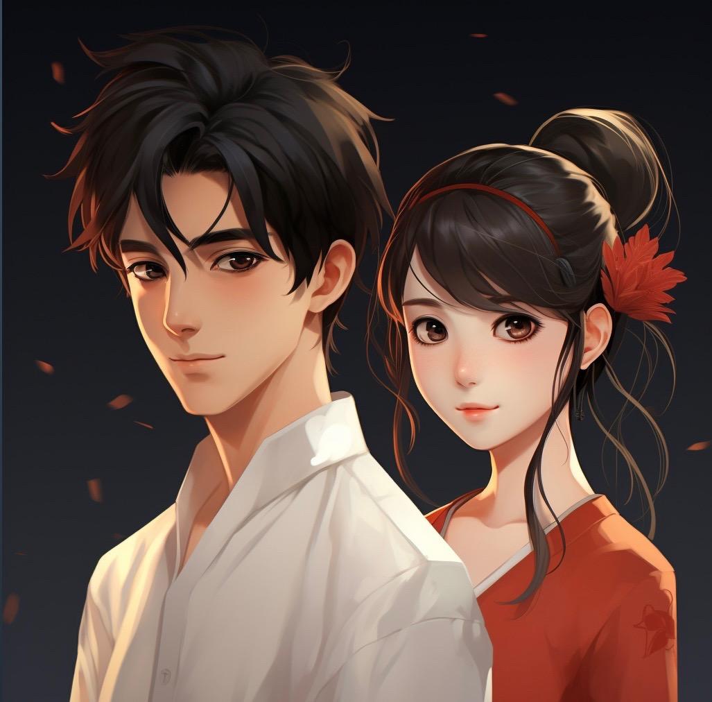动漫情头 @蜜獾