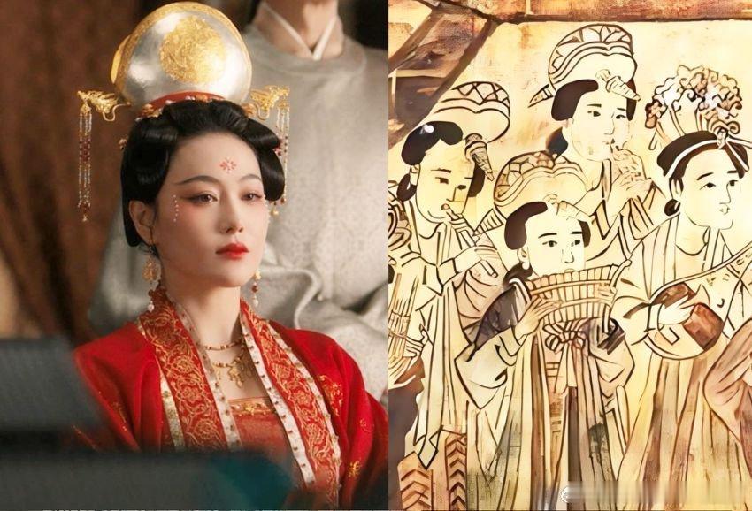 张馨予新剧造型白沙宋墓壁画  清明上河图密码 好美呀！我还是忘不了张馨予饰演的苏