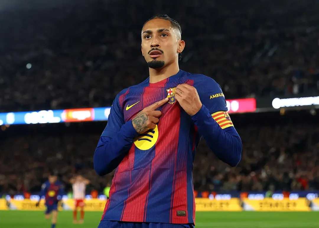 巴萨 巴萨3-1逆转终结马竞7连胜 奥尔莫2场造3球 莱万失点仍领跑巴萨3-1马