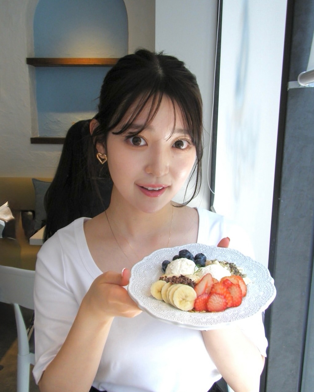 阪口珠美「.🥣最近はグリークヨーグルトにハマっています。おいしいんだ〜」