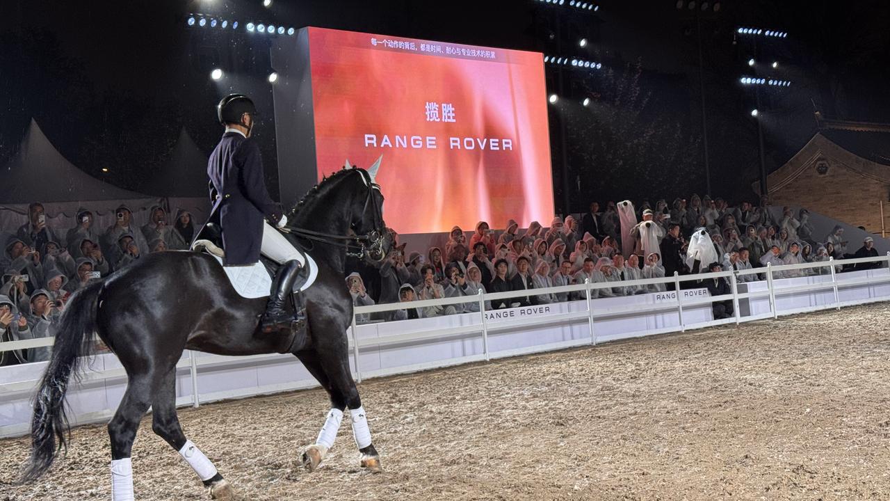 刚发布了揽胜SV马年高定版
全球限量三台，灵感源于徐悲鸿大师的作品
价钱在现场没