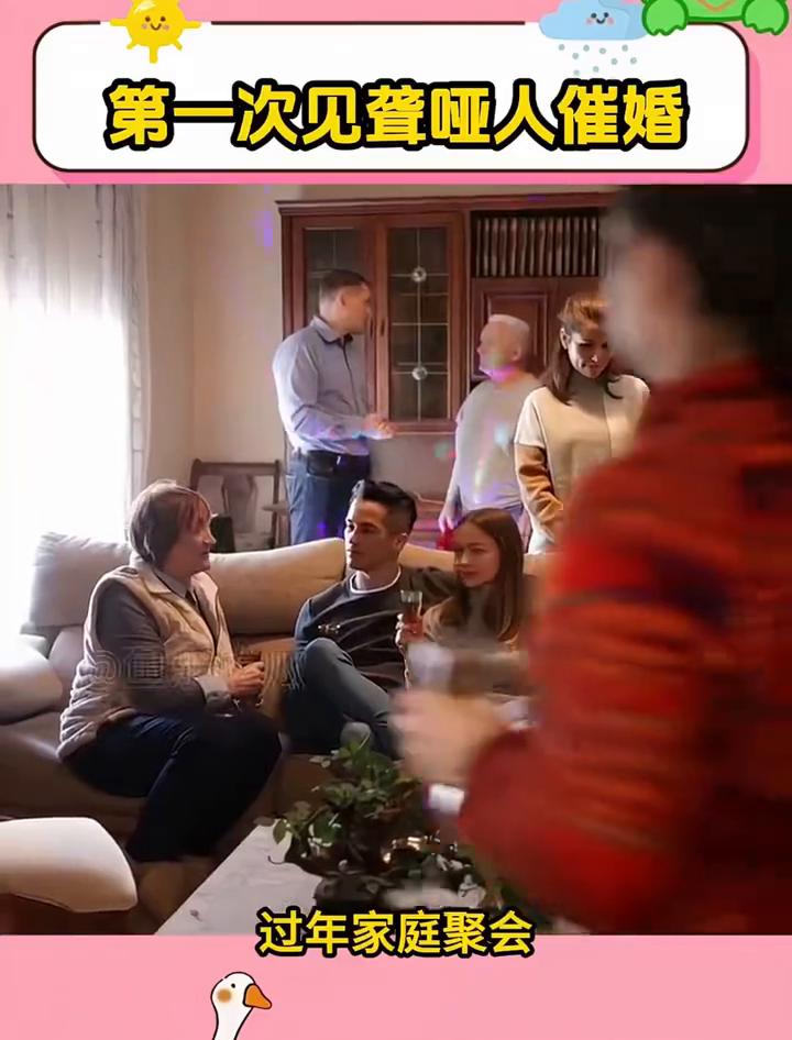 过年家庭聚会，聋哑亲戚大型接风现场，全程没有声音，但状况激烈，首饰打的比火影谐音