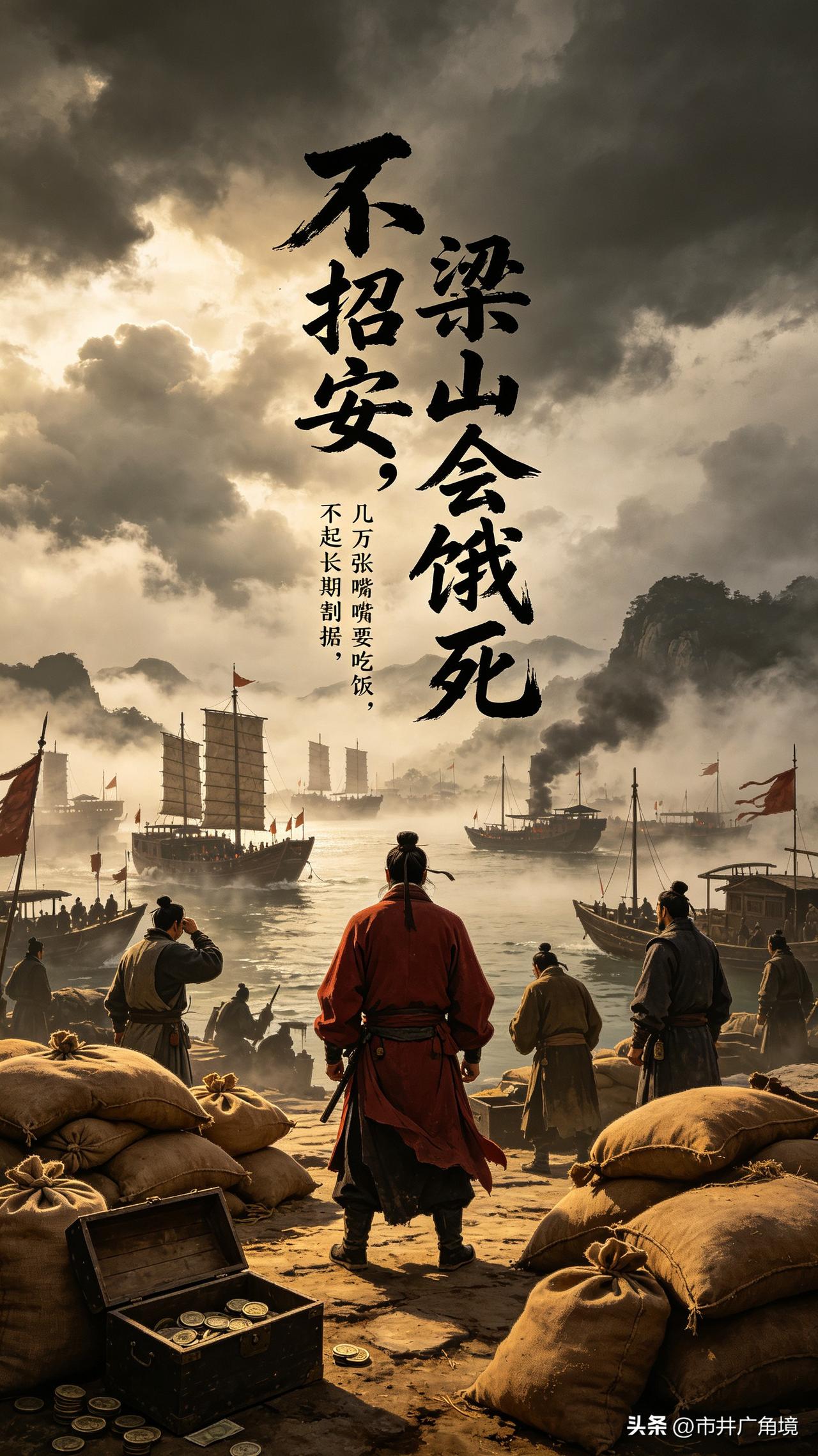 别再骂宋江招安了！不招安，梁山可能死得更快

很多人读《水浒传》，最恨的就是宋江