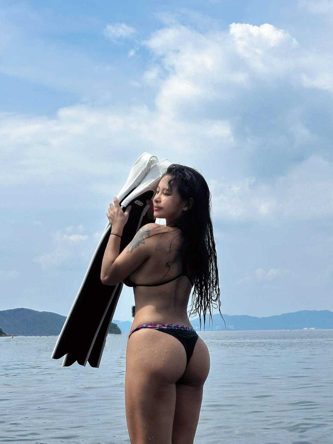 健身+潜水=出片