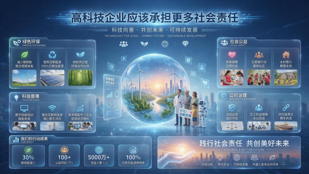 【高科技企业应该承担更多社会责任】

上午发了一篇文章，认为讨论机器人交社保这事