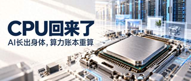 CPU回来了：AI长出身体，算力账本重算