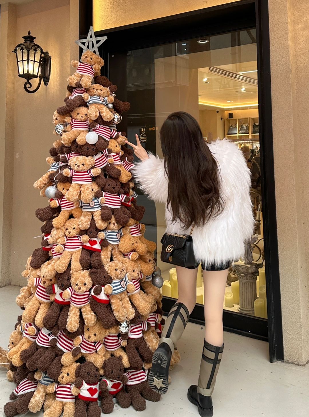 偶遇东郊记忆超可爱🧸🧸🧸🧸的圣诞树🎄