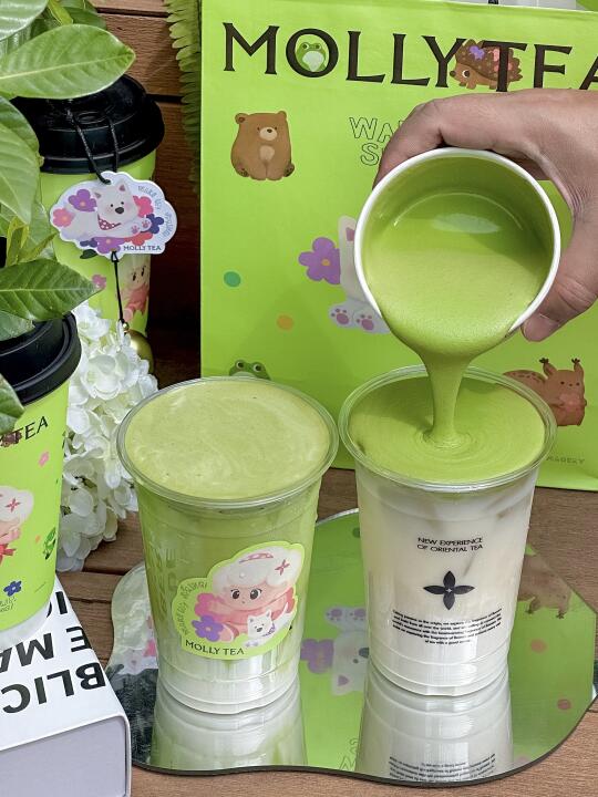 浓人真的拒绝不了这一口醒春抹茶。。。