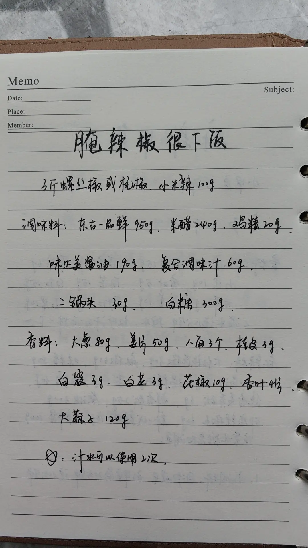 很下饭的腌辣椒配方教程来了。不管是家里做了吃，还是饭店使用都没问题