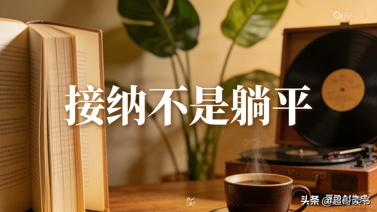 接纳不是躺平，90%的人都理解错了！

最近，我读了筝小钱写的一本畅销书《接纳》