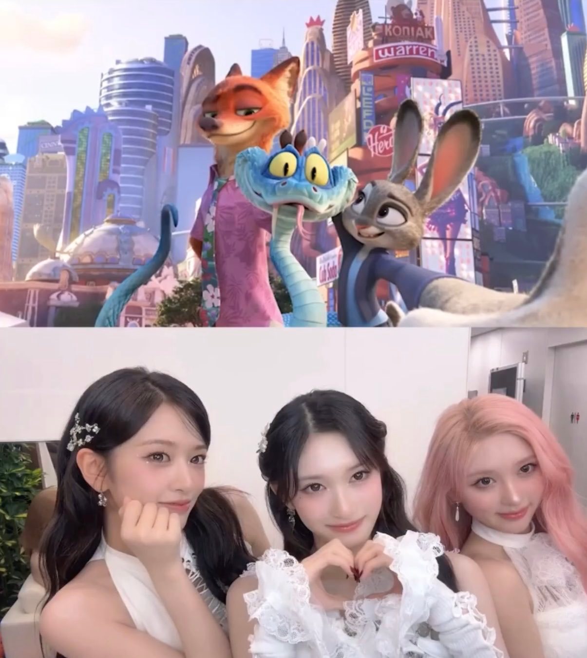 你们三个如此之萌🥹☹️🥰 🦊🐰🐍 