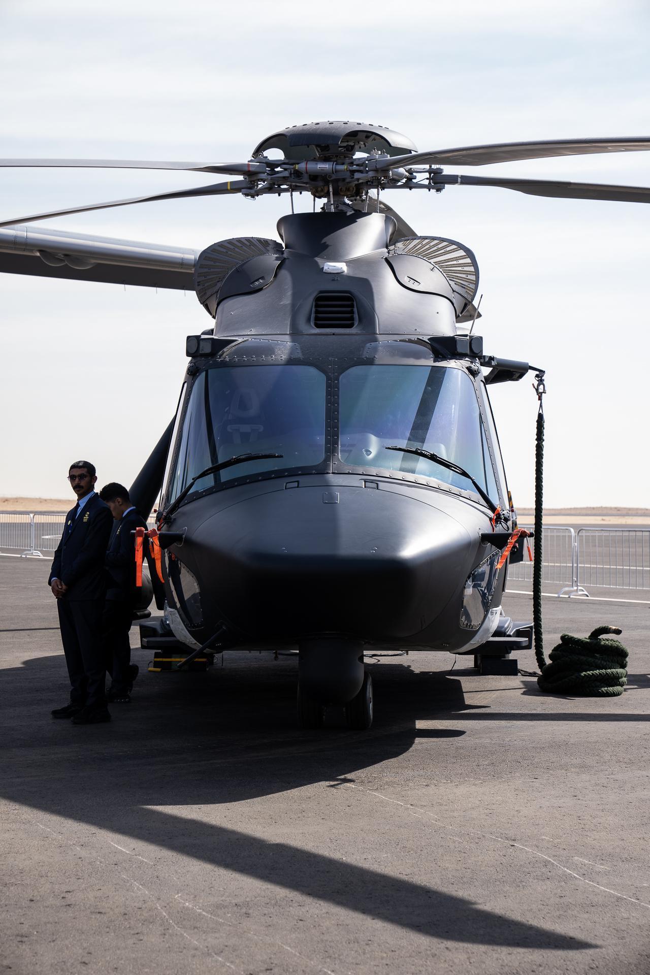 2月13日，空客直升机发文展示了H175M直升机亮相2026年沙特世界防务展的现