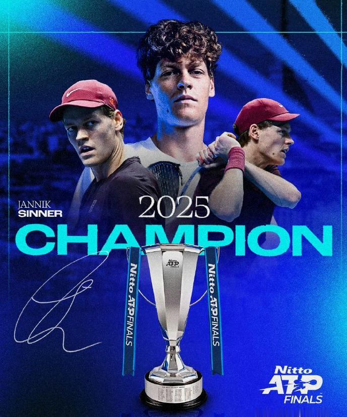 网球：2025年终总决赛辛纳卫冕总冠军
北京时间11月17日凌晨ATP年终总决赛