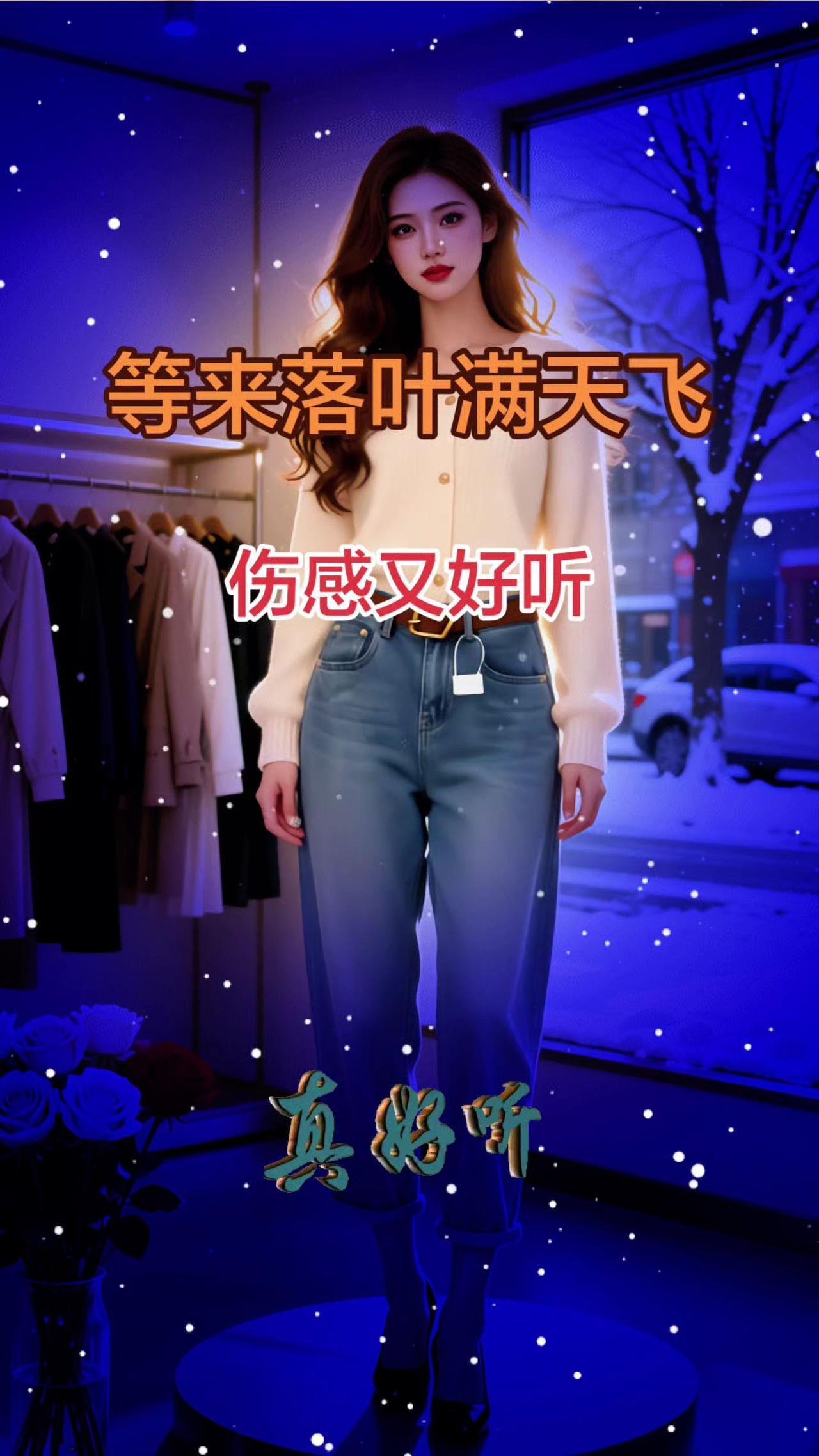 《等来落叶漫天飞》每日分享牛仔裤 穿搭 穿搭 女装