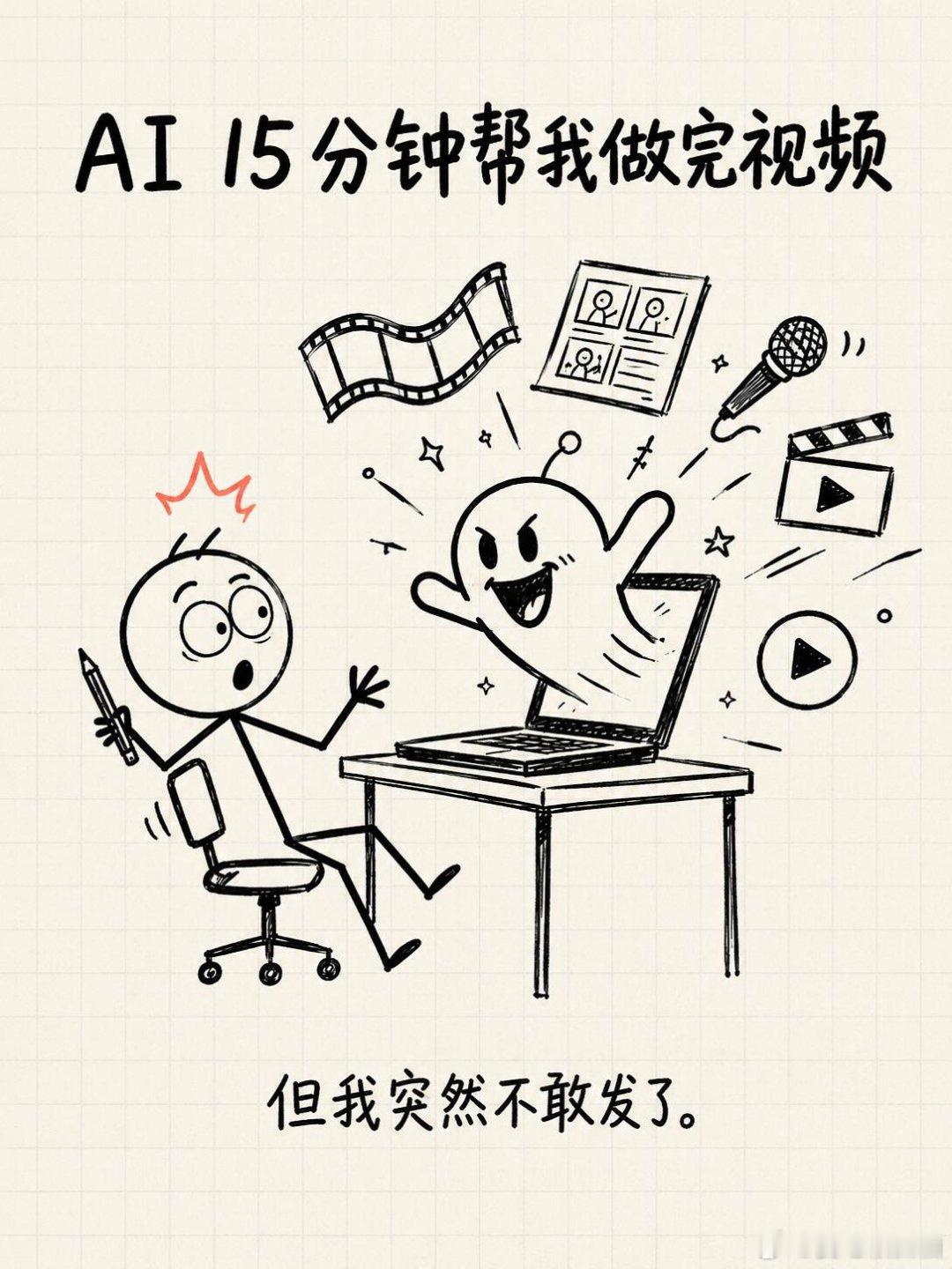 AI做一条MV只需要20分钟15分钟，一句话，AI就能帮忙做成一条视频，问题是你