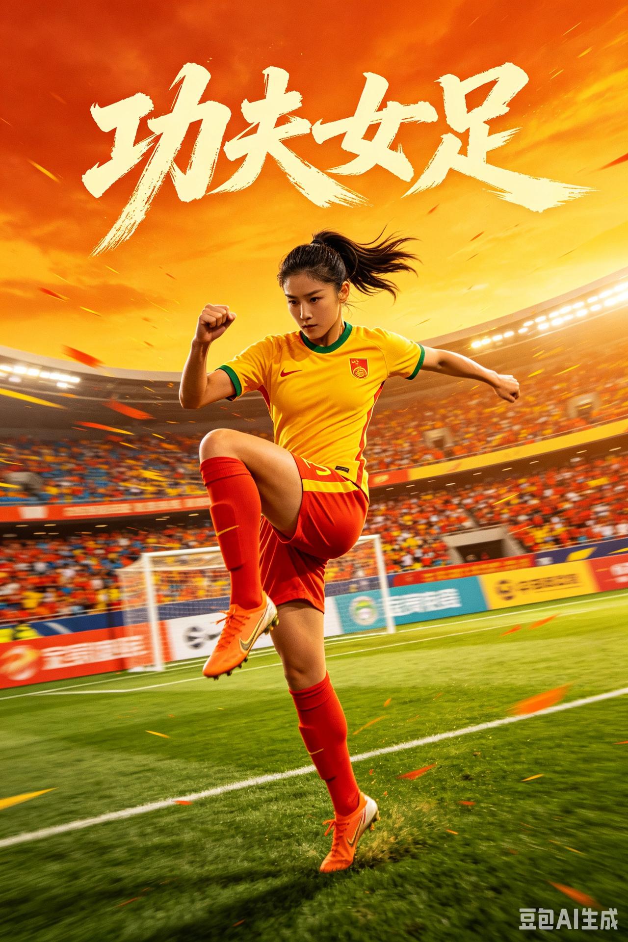 女足力量  激情四射的球场，勇猛拼搏的姑娘们！🏆💪