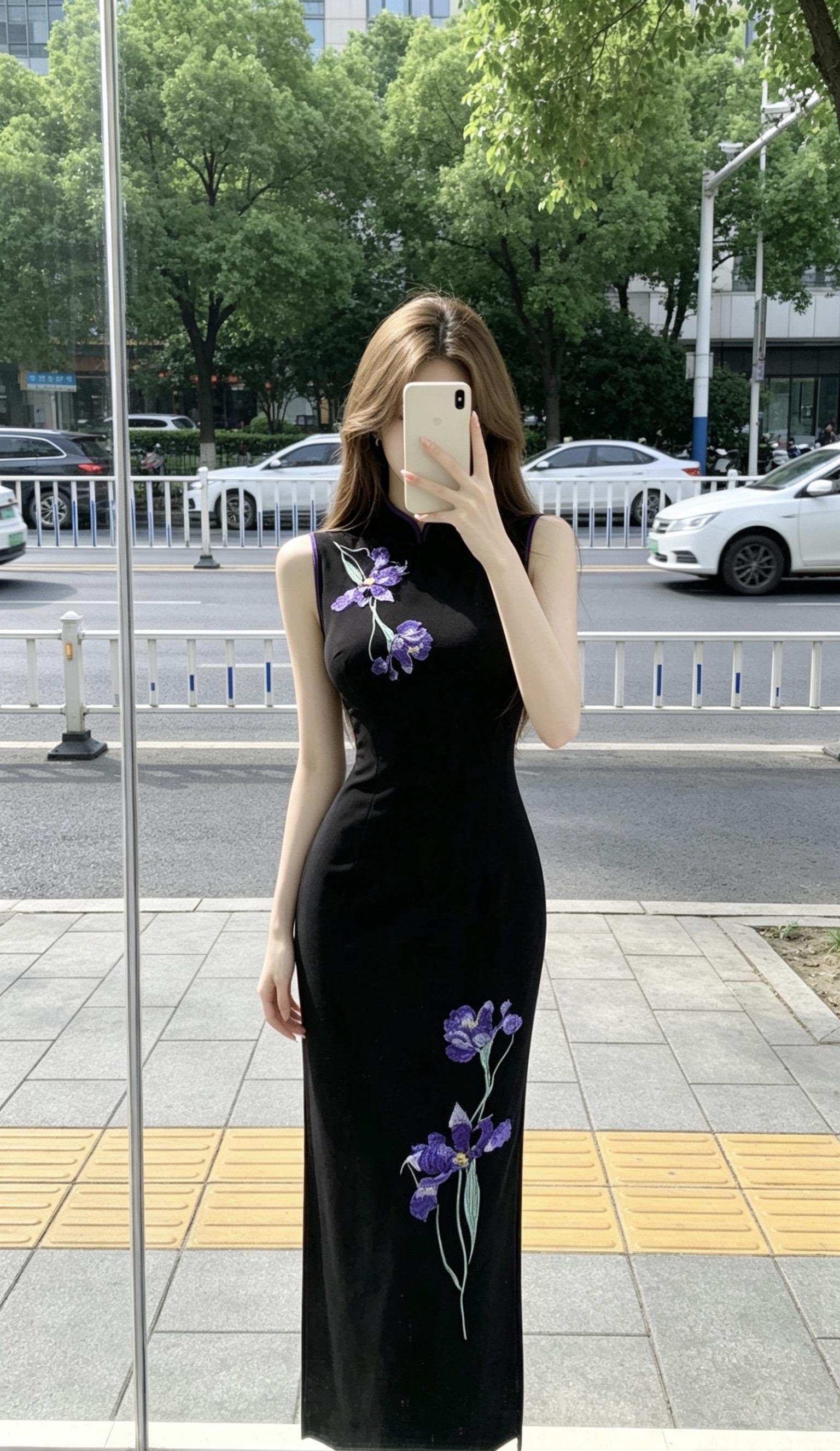 好看又显身材的连衣裙 旗袍才是yyds 旗袍ootd