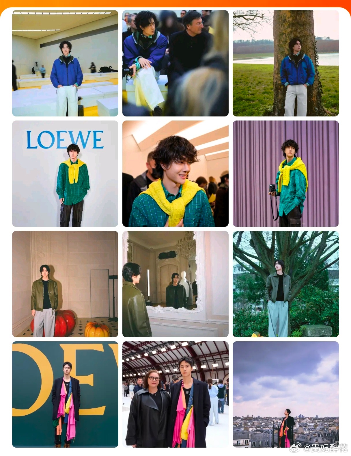 王一博   ×   LOEWE Fashion Show连续四季亮相巴黎时装周罗